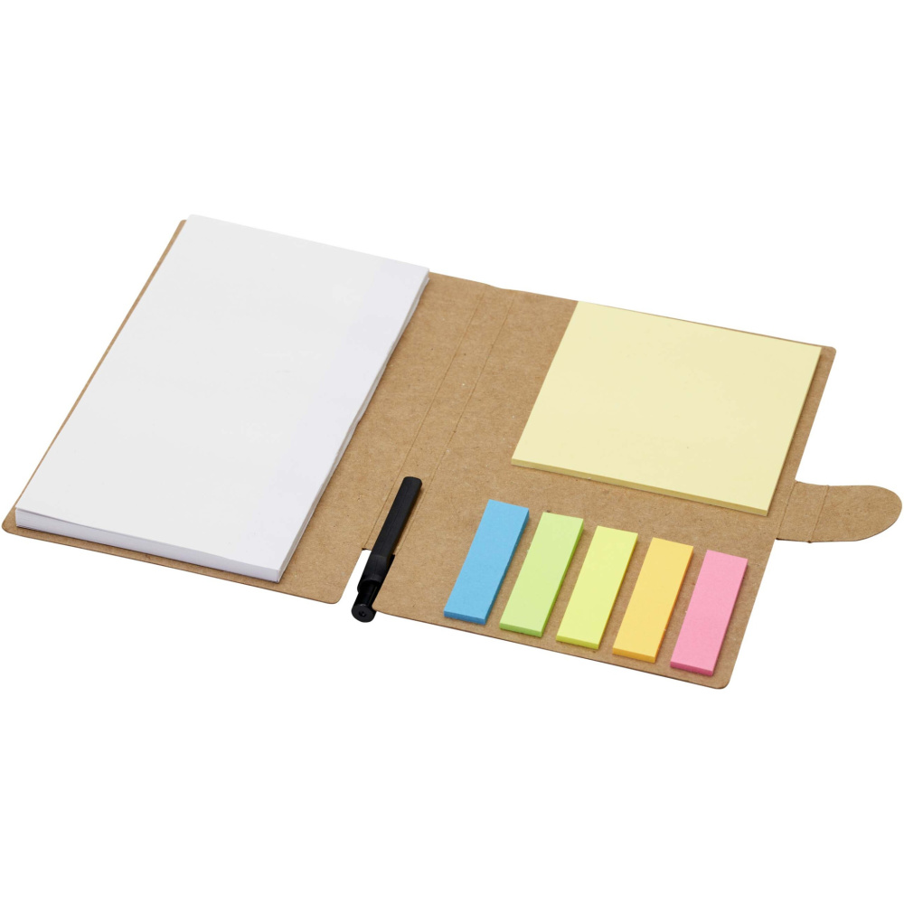 Logotrade advertising products photo of: Swift sticky notes booklet with ballpoint pen (black ink)