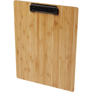 Logo trade promotional merchandise image of: Tavula bamboo clipboard