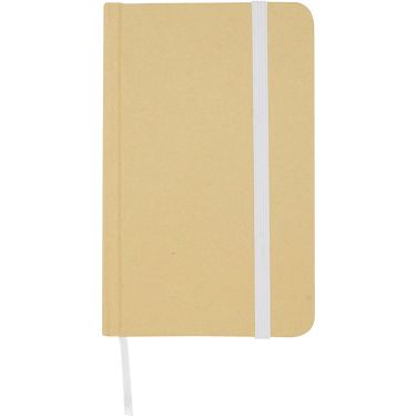 Logotrade advertising products photo of: Reed A6 recycled hard cover notebook with plain pages