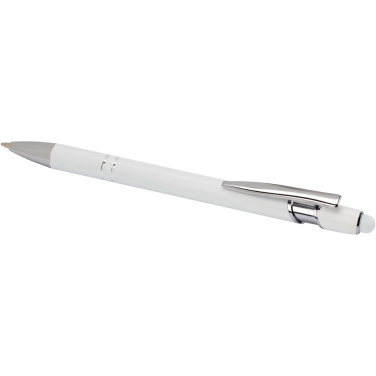 Logo trade promotional merchandise photo of: Kish ballpoint pen with silver finish (black ink)