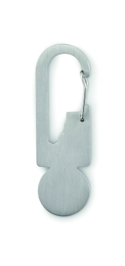 Logo trade promotional product photo of: Multifunctional key ring token