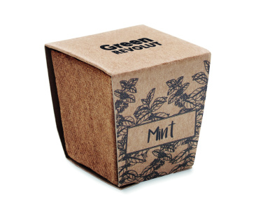 Logotrade promotional giveaway picture of: Mint seeds growing kit