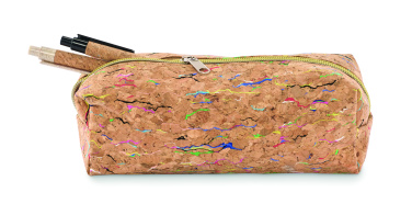 Logotrade corporate gift image of: Coloured cork pencil case