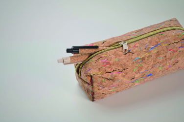 Logotrade advertising product picture of: Coloured cork pencil case