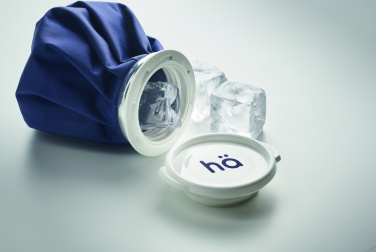 Logo trade promotional giveaways image of: Reusable polyester ice pack