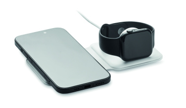 Logo trade promotional products picture of: 2 in 1 foldable charger 15W