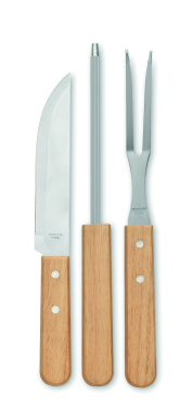 Logotrade advertising products photo of: Stainless steel barbecue tools