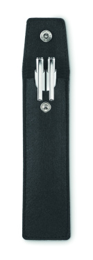 Logo trade promotional giveaways image of: RPET felt pencil case