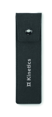 Logo trade promotional gifts image of: RPET felt pencil case