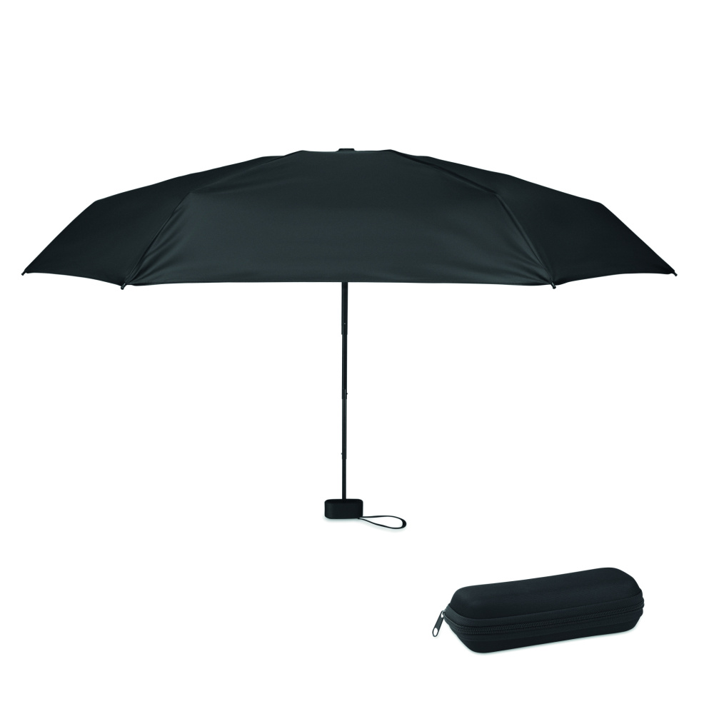Logo trade promotional giveaways image of: 19 inch foldable umbrella