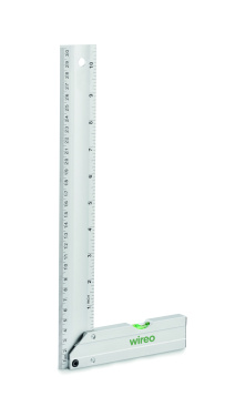 Logotrade promotional merchandise picture of: Aluminium level ruler 30 cm