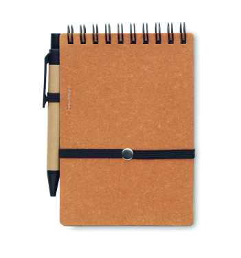 Logotrade advertising product image of: Recycled notebook with ball pen