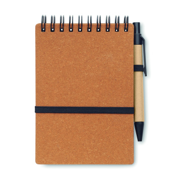 Logotrade promotional gift image of: Recycled notebook with ball pen