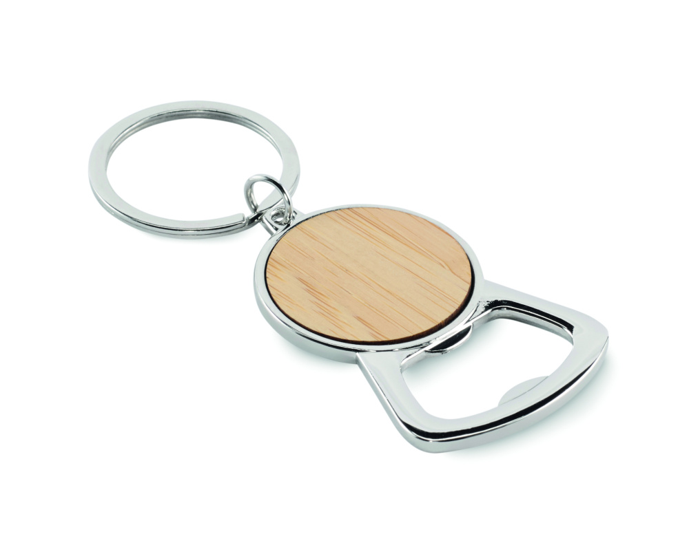 Logo trade promotional gift photo of: Recycled aluminium key ring