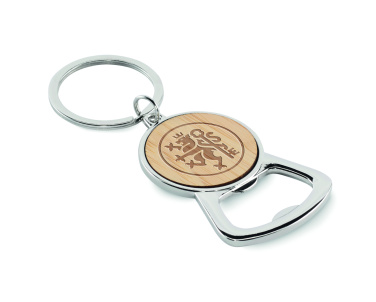 Logo trade promotional items picture of: Recycled aluminium key ring