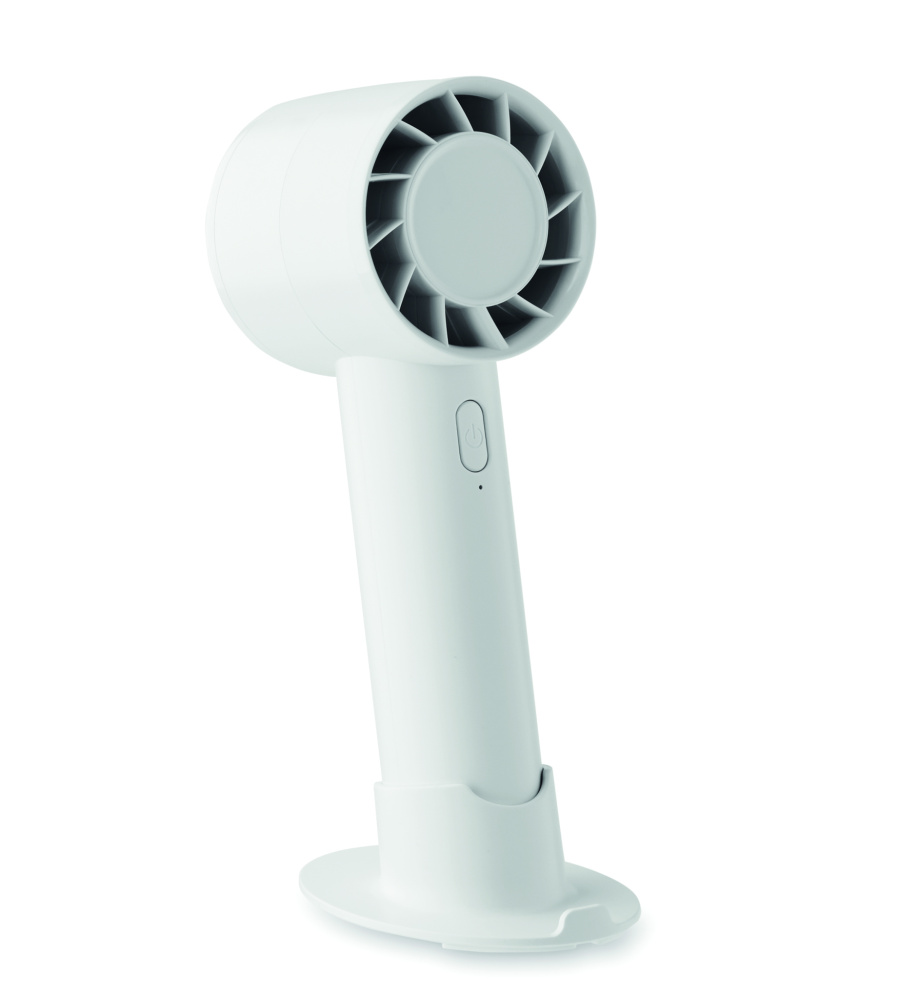 Logo trade promotional giveaways image of: Small portable fan 2000 mAh