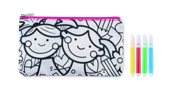 Logo trade promotional product photo of: Pencil case with markers
