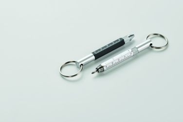 Logo trade promotional merchandise photo of: Key ring with twist action pen