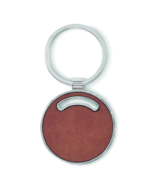 Logo trade promotional gift photo of: Round shape key ring