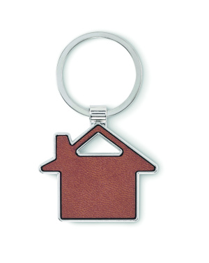 Logo trade corporate gifts picture of: House shaped key ring