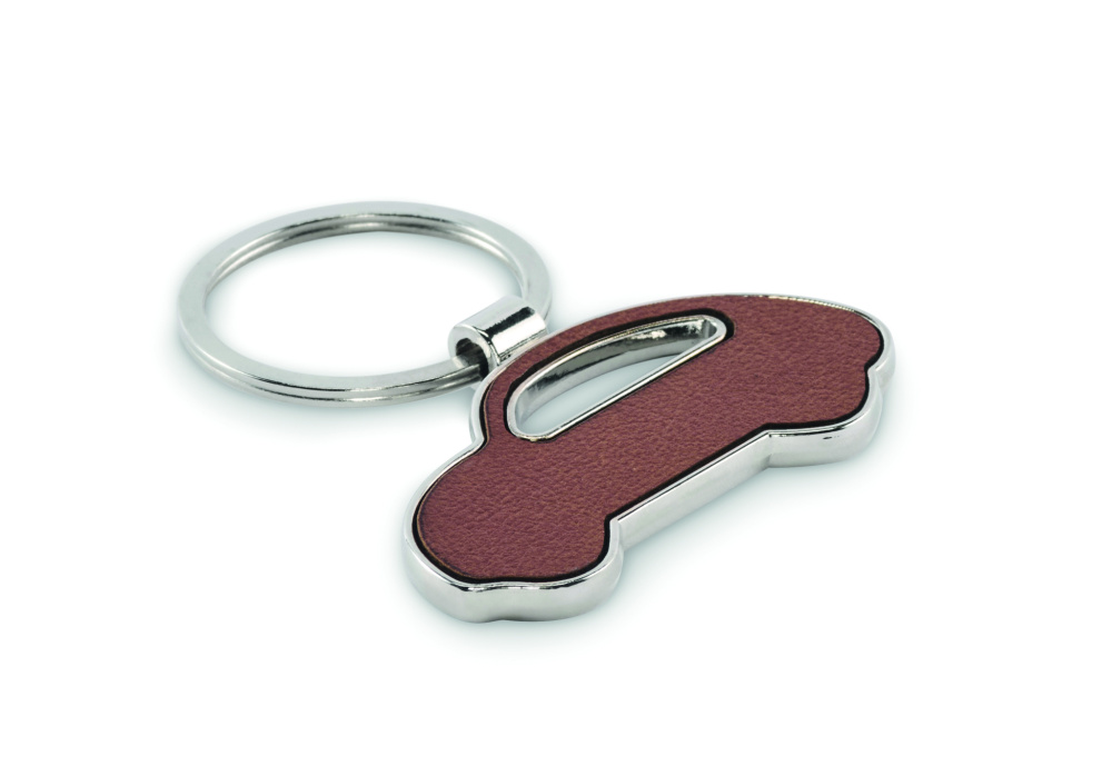 Logotrade promotional item image of: Car shaped key ring