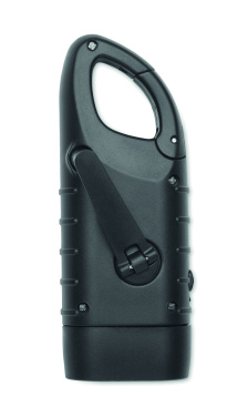 Logotrade promotional giveaways photo of: Solar torch with dynamo crank