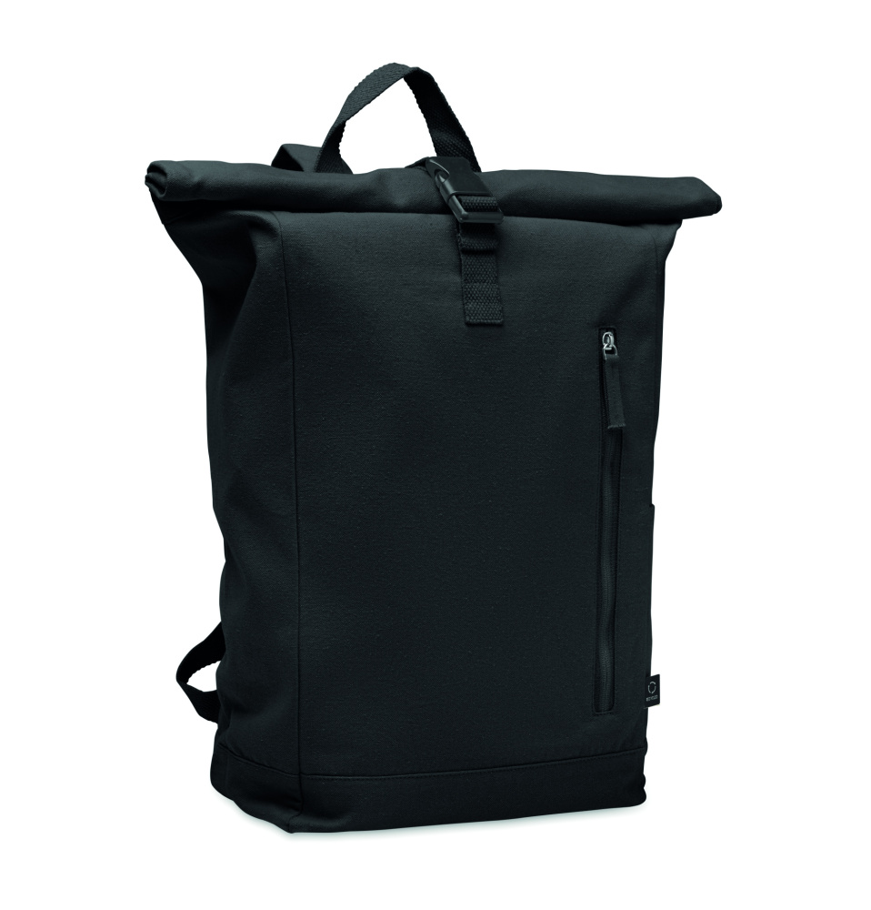 Logotrade business gift image of: Roll top backpack 390 gr/m²