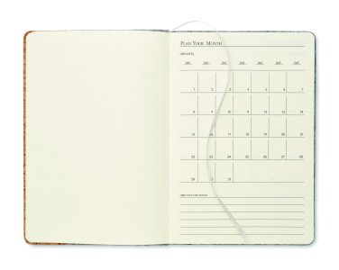 Logo trade corporate gift photo of: A5 RPET cork notebook