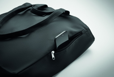 Logo trade promotional products image of: Recycled cotton shopping bag