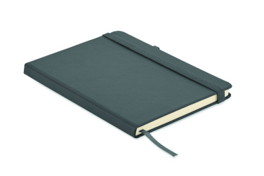 Logo trade promotional giveaways picture of: Recycled Leather A5 notebook