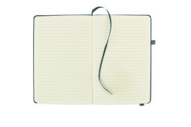 Logotrade advertising products photo of: Recycled Leather A5 notebook