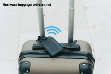 Logotrade promotional merchandise photo of: Globetrack RCSrPolyester luggage tag with worldwide locating