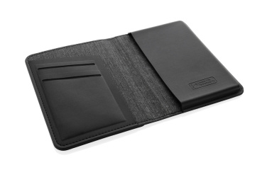Logo trade promotional merchandise photo of: Trackmate RCS rpolyester passport holder worldwide locating