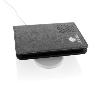 Logo trade promotional items image of: Trackmate RCS rpolyester passport holder worldwide locating