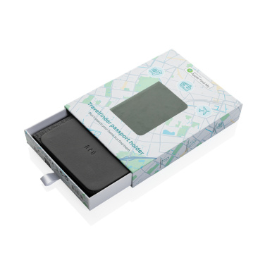 Logo trade promotional gifts picture of: Trackmate RCS rpolyester passport holder worldwide locating