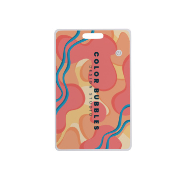 Logo trade business gifts image of: Findit RCS rplastic ultra-thin finder card rechargeable