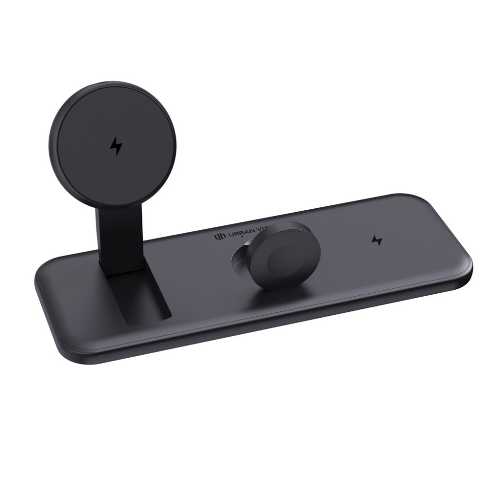 Logotrade promotional giveaway image of: Urban Vitamin Torrance 3 in 1 magnetic 15W charger