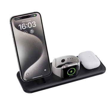 Logotrade promotional giveaway image of: Urban Vitamin Torrance 3 in 1 magnetic 15W charger
