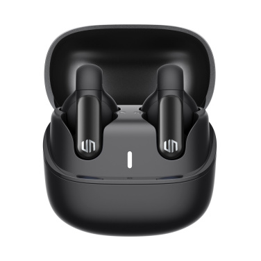 Logotrade promotional item image of: Urban Vitamin Long Beach ENC rplastic wireless earbuds