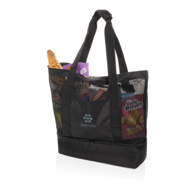 Logo trade promotional giveaways picture of: Iqlo Aware™ RPET 2-in-1 cooler tote