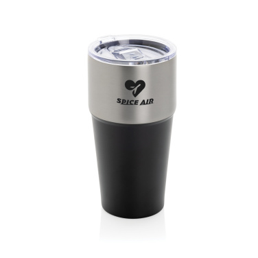 Logo trade promotional giveaways image of: Fluid RCS certified recycled steel tumbler 500ml
