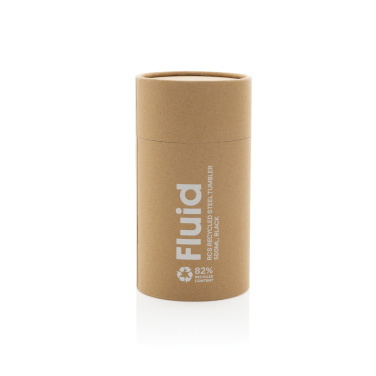 Logotrade promotional item image of: Fluid RCS certified recycled steel tumbler 500ml