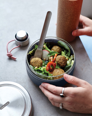 Logo trade promotional items image of: Black+Blum Glass Lunch Bowl 750ml