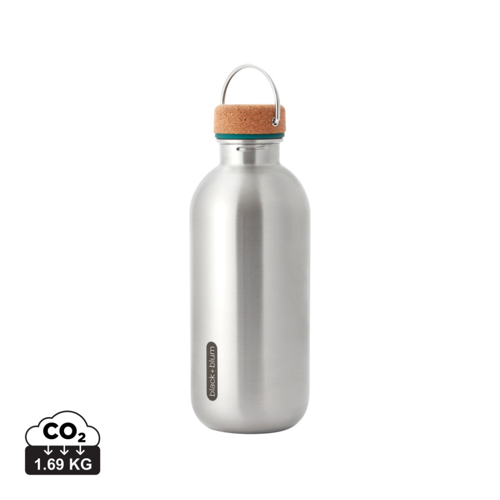 Logotrade advertising products photo of: Black+Blum Steel Water Bottle 600ml