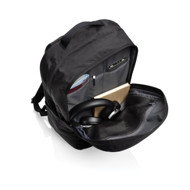 Logotrade promotional items photo of: SP Aware™ RPET Edin 100% recycled 15.6 inch laptop backpack