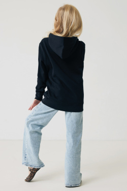 Logotrade advertising products photo of: Iqoniq Yengo kids recycled cotton hoodie with sidepockets
