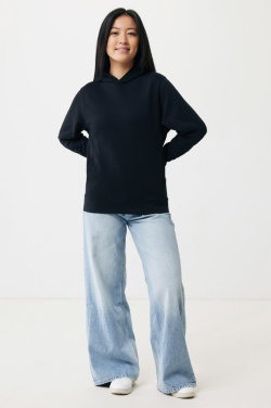 Logo trade promotional giveaway photo of: Iqoniq Yengo recycled cotton hoodie with sidepockets