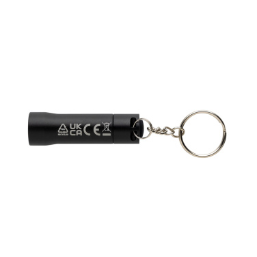 Logotrade promotional merchandise photo of: Flash RCS recycled aluminium keychain torch