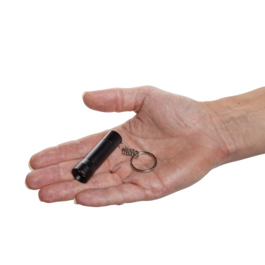 Logo trade advertising products image of: Flash RCS recycled aluminium keychain torch