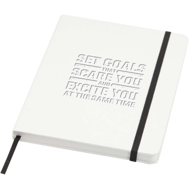 Logotrade promotional gift picture of: Holm A5 stone paper hard cover notebook with lined pages